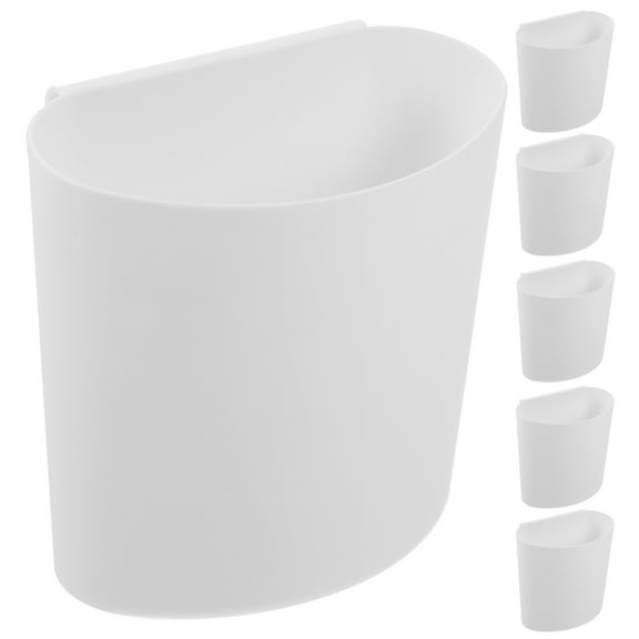 6 Pcs Tool Rolling Cart Accessories Shopping Basket Container Bucket Organizer Small Hanging for