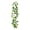 Green, variant on Artificial Flower Vine with White Peony Blooms and Begonia Leaves, Lifelike Floral Decor