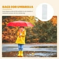 thumbnail image 4 of IBASETOY Travel Umbrella Sleeve in Transparent 100Pcs Waterproof Pouches, 4 of 6