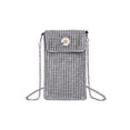 thumbnail image 1 of Bolso Bandolera Minibolso Mensajero Mujer Hugtrwg plata, 1 of 10