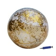 thumbnail image 1 of HEVIRGO 16/24 Inch Elastic Inflatable Ball Waterproof PVC Enjoyable Interactive Toy Shiny Confetii Ball for Summer, 1 of 10