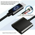 Earphone USBC Headphone Adapter for Galaxy S21/Ultra/Plus Phones 3.5mm Jack Charger Port