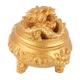 thumbnail image 3 of Porte-encens, Encens de 3 Pieds Multi-Usage pour Cadeaux Jaune Doré, Bronze, Cuivre Rouge, 3 of 8