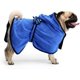 thumbnail image 4 of Albornoz para perros, toalla de microfibra para secado de mascotas, toallas absorbentes de humedad, abrigo para perros y gatos (L, azul), 4 of 4