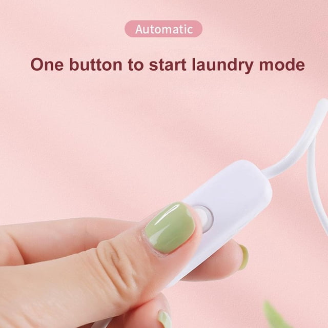 Mini lavadora de eliminación de suciedad portátil ultrasónica conveniente para viajes a casa