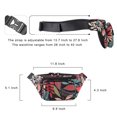 thumbnail image 2 of Fanny Pack for Women Men,Crossbody Fanny Pack Water Resistant Sports Waist Bag Pack, Belt Bag for Travel Hiking Running, 2 of 6