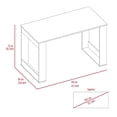 thumbnail image 3 of Escritorio Tuhome Oviedo 120 roble claro para oficina y hogar, 3 of 8