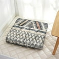 thumbnail image 5 of 22in Boho Meditation Floor Pillow, Dutch Velvet Square Cushion for Mindfulness and Home Decoration, 5 of 7