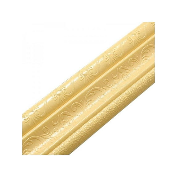 3D Foam Wall Removable Stickers Waterproof Self-Adhesive Wallpaper Border Wall Decor