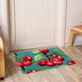 thumbnail image 6 of Cherry Polyester Non-Slip Machine Washable Door Rugs Indoor Rug Game Mat, 6 of 6