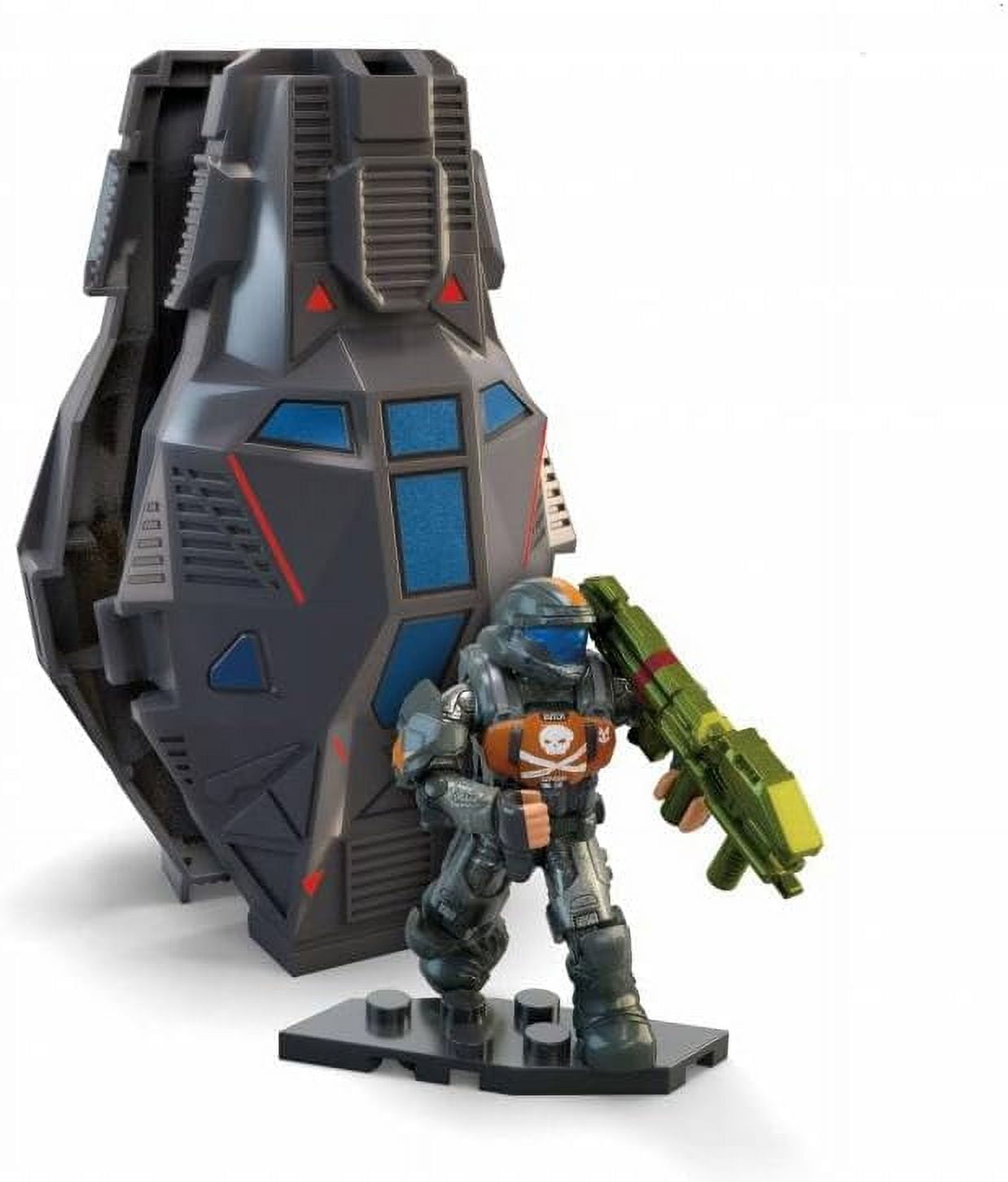 MEGA Halo ODST Rookie Drop Pod Micro Action Figure HNC75