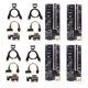 thumbnail image 1 of 4pack Ver009s Pci-e Riser tarjeta para Gpu minería fuente de alimentación negro Afortunado Sencillez, 1 of 3
