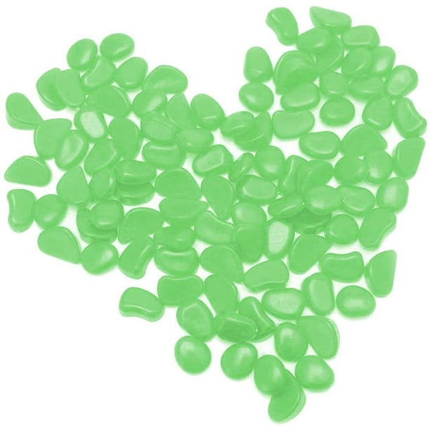 200Pieces Glow in The Dark Rocks, Luminous Glowing Pebbles Stones Rocks