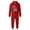 F26-Red, variant on FYDUU Christmas Girls Zip Up Jumpsuits Kids Fuzzy Hooded Rompers Soft Cozy Onesie Pajamas One-Piece Warm Winter Clothes Comfy Onesies 9-10 Years