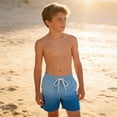 thumbnail image 2 of NAFUU Boys Swim Trunks Gradient Color Trunk Swim Wear With Elastic Waistband Comfortable Athletic Shorts For Kids Swimwear Sets For Boys Sizes 2-3 Years, 2 of 4