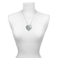 thumbnail image 2 of Delight Jewelry Acrylic Large Hologram Heart She is Clothed in Stength and Dignity Charm Necklace, 20"+3", 2 of 4