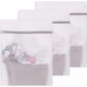 thumbnail image 1 of Bolsa de lavado grande, paquete de 3 bolsas de malla de panal duraderas para ropa interior delicada, extra grande, 20 x 24 pulgadas, 1 of 5