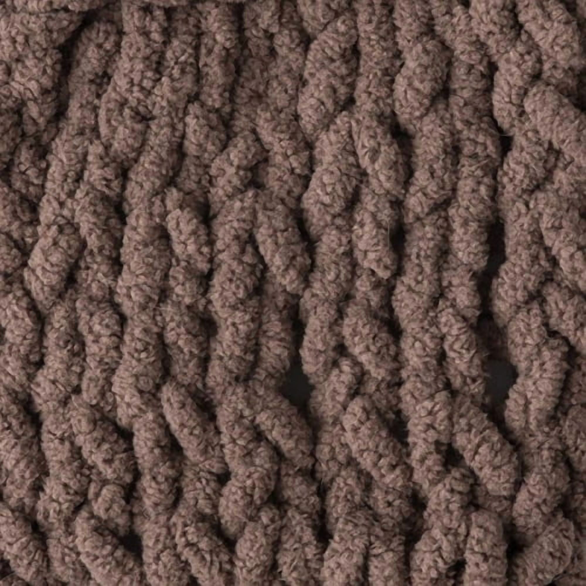 Bernat® Blanket™ #6 Super Bulky Polyester Yarn, Taupe 10.5oz/300g, 220 Yards, Polyester #6 Super Bulky Yarn