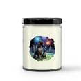 thumbnail image 3 of Happy New Year German Shorthaired Pointer Family Cheer Winter Midnight Firework Soy Wax Candle GSP Lover Dog Gift 16oz White Vanilla Candle - 02025, 3 of 5