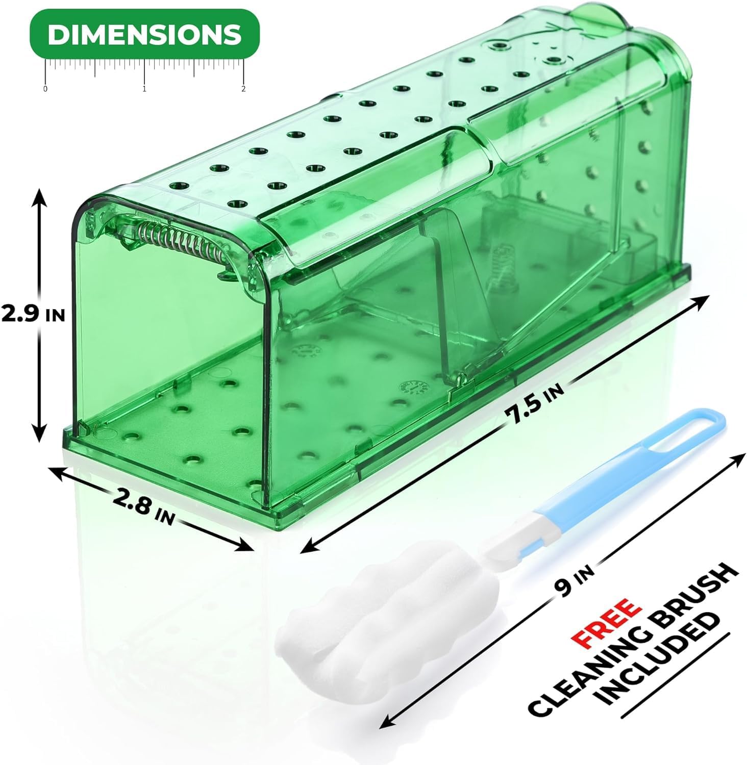 Teal Elite Humane Mouse Trap Catch & Release, 2-Pack photo 7