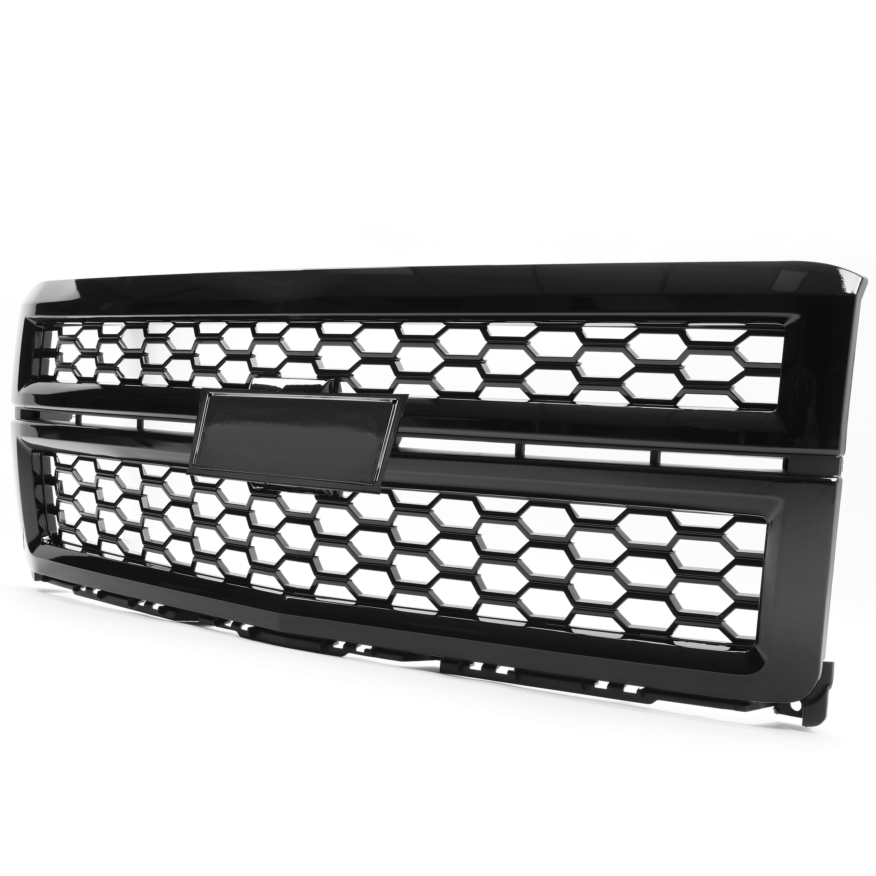 For 2014-2015 Chevy Silverado 1500 Front Bumper Grille Honeycomb Deep Ocean Blue