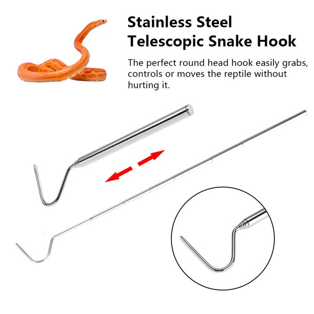 Snake Hook Retractable Professional Snake Catching Tool Reptiles