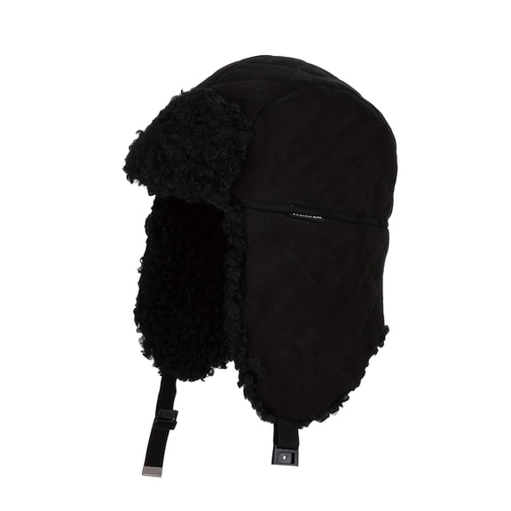 Men's Winter Windproof Faux Shearling Earflap Hat - Suitable for Skiing, Snowboarding, and Outdoor Activities, Adjustable Warm Headwear, Men's Winter Hat, Men's Hat