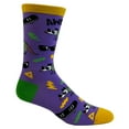 thumbnail image 4 of Women's Awesome Oppossum Socks Funny Cool Rad Sunglasses Retro Graphic Novelty Footwear, 4 of 7