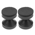 thumbnail image 1 of Black Adjustable Headboard Stoppers for Wall with 2Pcs Bed Stoppers, 1 of 2