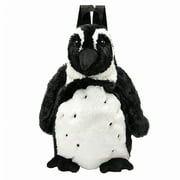 Unipak Soft 19" Penguin Stuffed Animal Plush Zippered Backpack