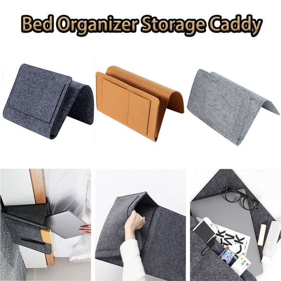 tooloflife Bed Organizer Storage Caddy Hanging Bag Pocket Waterproof 3 Color