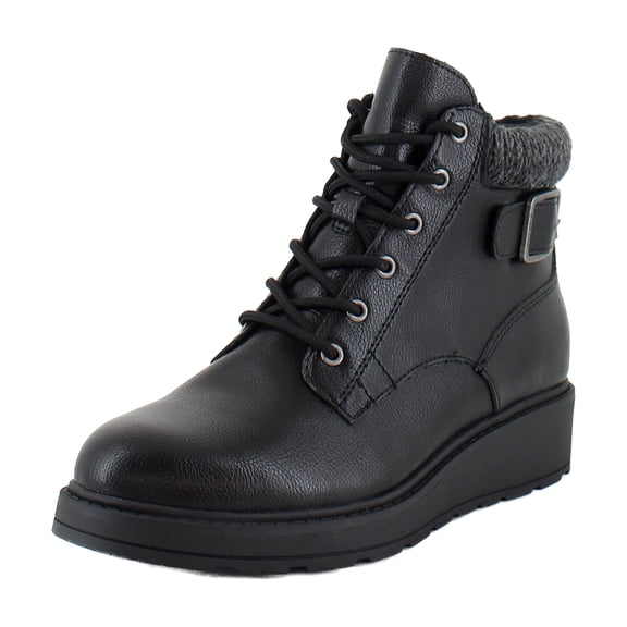 Blowfish Kinsley Women's Boots Black Faux Leather Size 8 M