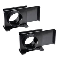 POWERTEC 2PK 4 Inch Wall Mounting Blast Gate with Bracket for Dust Collector, Dust Collection Fittings, 70357-P2N