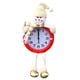 thumbnail image 2 of Reloj navideño, decoración de mesita de noche, pequeño reloj de regalo, lindo despertador silencioso, reloj despertador, 2 of 7