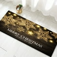 thumbnail image 6 of Xuniizn Christmas Door Mat Xmas Welcome Christmas Mat Non-Slip and Washable Winter Doormat Rubber Back Snowflakes Door Mat Rugs for Indoor Outdoor, Christmas Decorations for Home, 6 of 8