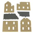 thumbnail image 4 of BMC WW2 Bombed French Farm House - Plastic Army Men Playset Accessory, 4 of 4