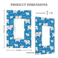 thumbnail image 3 of KLL Cows Milk Pattern Electrical Outlet Covers, 3" x 5" 1 Pack Electric Receptacle Plug Covers for Decorator Receptacle Outlet & Switch-Style U, 3 of 6