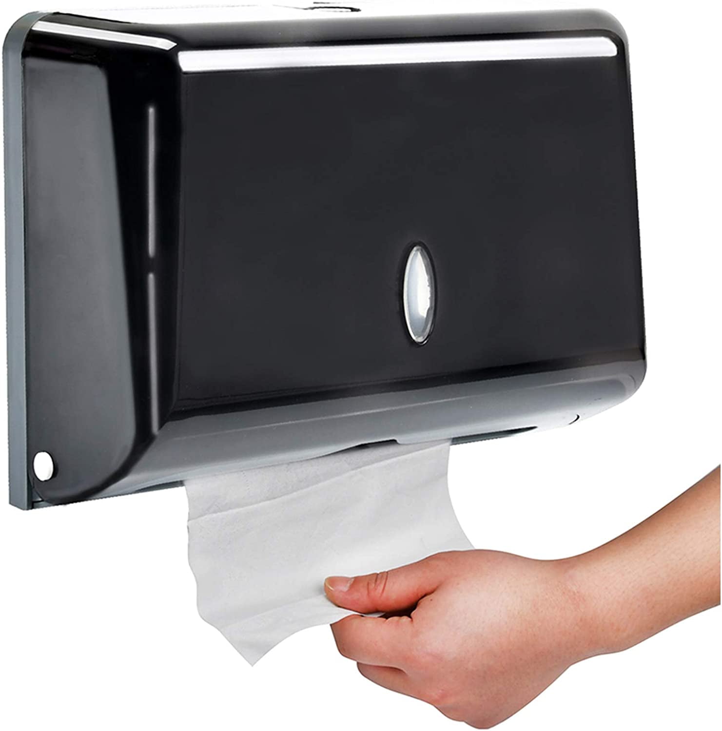 Menen Paper Towel Dispenser Wall Mounted Paper Holder Bathroom Kitchen D9X3 