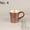 250ml mug, variant on Wollet Pure Copper Mug with Hammer Pattern, Handmade with Anti Scalding Handle, Tea Cup, Water Cup, Tea Set, Tea Brewing Copper Cup