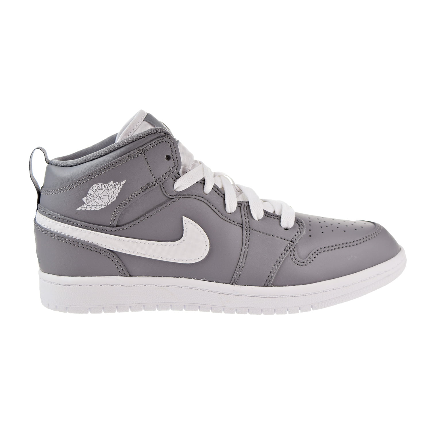 Jordan 1 Mid BP Boys Little Kids Shoes Cool Grey/White/White 640734-036 ...