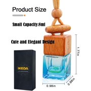 Ikeda scents Car Air Freshener,Dark Night Scents, Long-Lasting Fragrance Hanging Diffuser, Remove Odor for Men Home Deodorizer