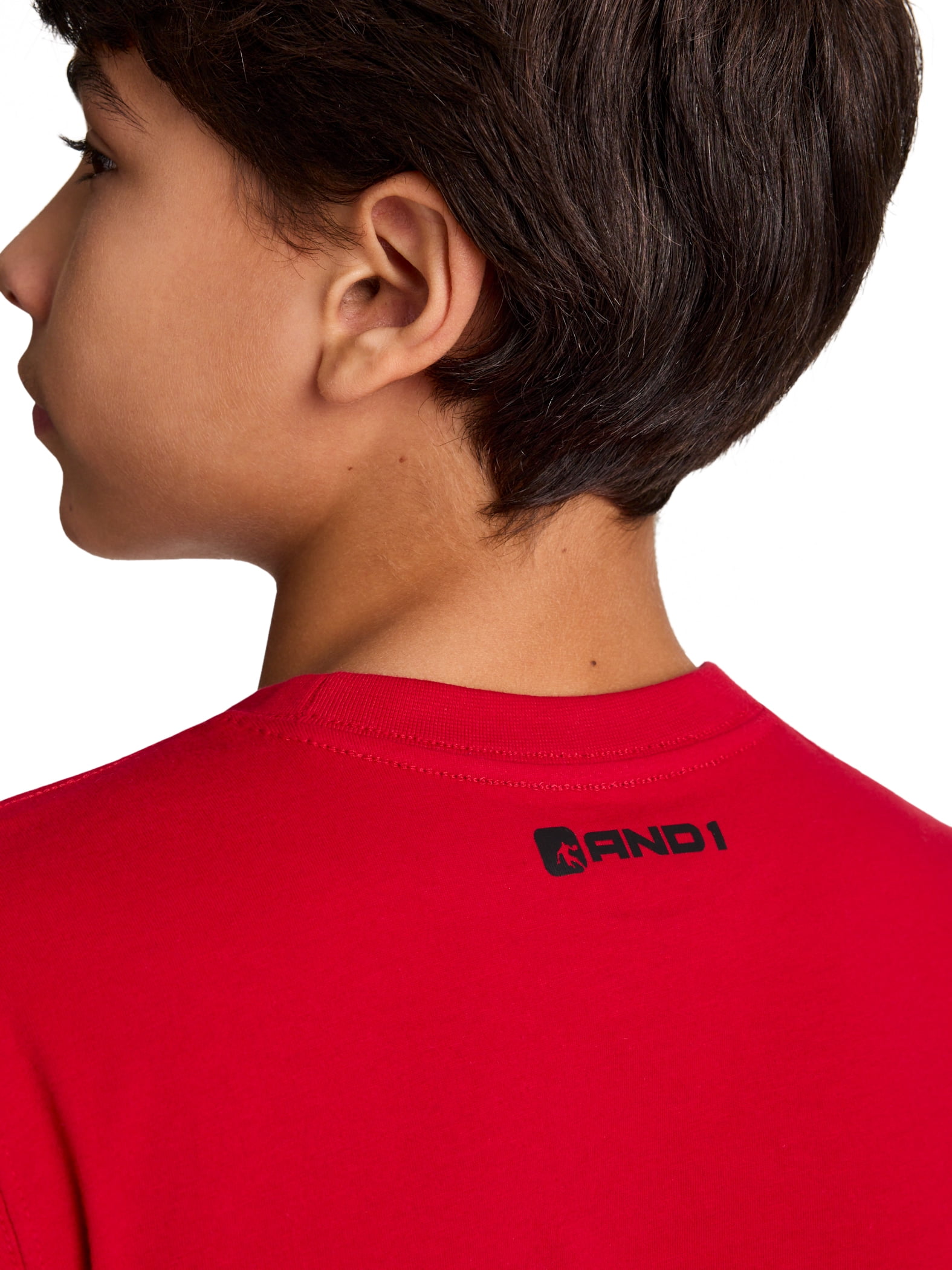 AND1 Boy’s Short Sleeve Graphic T-Shirt, Sizes 4-18
