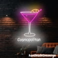thumbnail image 4 of Handmadetneonsign Cosmopolitan Neon Sign, Cosmopolitan Cocktail Wall Art, Liquor Bar Pub Wall Decor 72030, 4 of 5