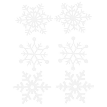 6Pcs Felt Snowflakes Christmas Snowflake Decoration Xmas Tree Hanging Ornament