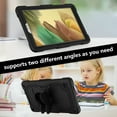 thumbnail image 4 of Shockproof Butterfly Case for SM-T220/SMT225/SM-T227 2021, Galaxy Tab A7 Lite 8.7 inch Cover, Allytech Heavy Duty Kids Proof Protective Rugged Non-Slip Kickstand Case with Shoulder Strap, Black, 4 of 8