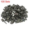 thumbnail image 2 of Unique Bargains 100Set 4.2x16mm U Clip Screw Assortment Car Clips Fasteners Screws for Securing Wires Cables Green, 2 of 7