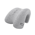 thumbnail image 2 of Almohada para reposacabezas de silla, almohada de espuma viscoelástica para el cuello, cojín de soporte para el cuello, multifuncional para el hogar gris claro, 2 of 8