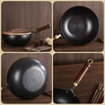 thumbnail image 5 of ZYSMBD Japanese Cast Iron Skillet and Braiser Pan with Lid, Hand Forged Uncoated Pure Iron, 24cm or 28cm Fry Pan for Gas Electric Induction Cooktops, 5 of 6