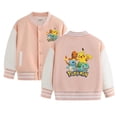 thumbnail image 2 of Ropa de Pokémon para niños, figura de dibujos animados de Anime, chaqueta de Pikachu, camisetas de béisbol a la moda para niñas, sudadera con cremallera para niños, 2 of 5