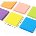 thumbnail image 2 of Casewin 8 Pads Lined Pop up Sticky Notes 3x3 Inch Refills Colored Self Stick Post Notes with Lines in 8 Bright Colors Cute Adhesive Ruled Memo Pads Easy to Clean Removal, 100 Sheets/pad, 2 of 7